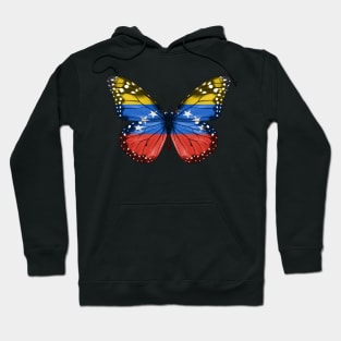 Venezuelan Flag  Butterfly - Gift for Venezuelan From Venezuela Hoodie